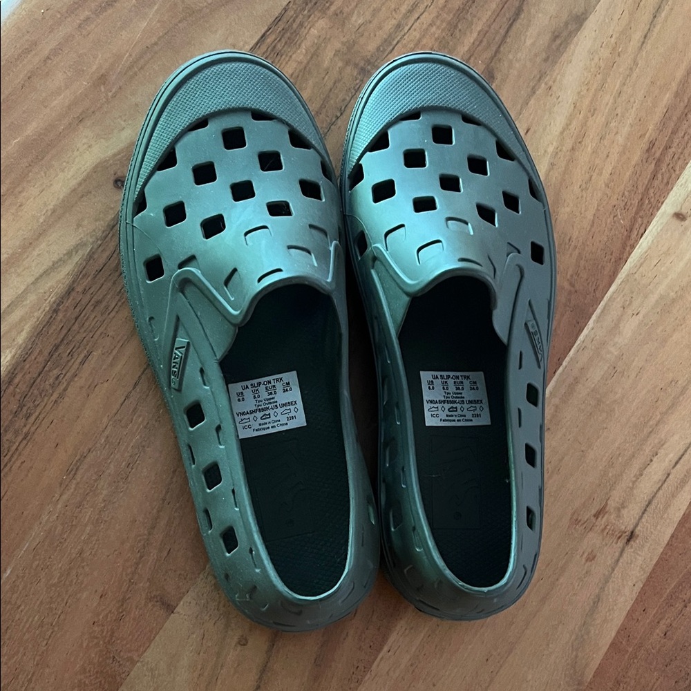 Vans Kids Green Water Shoes